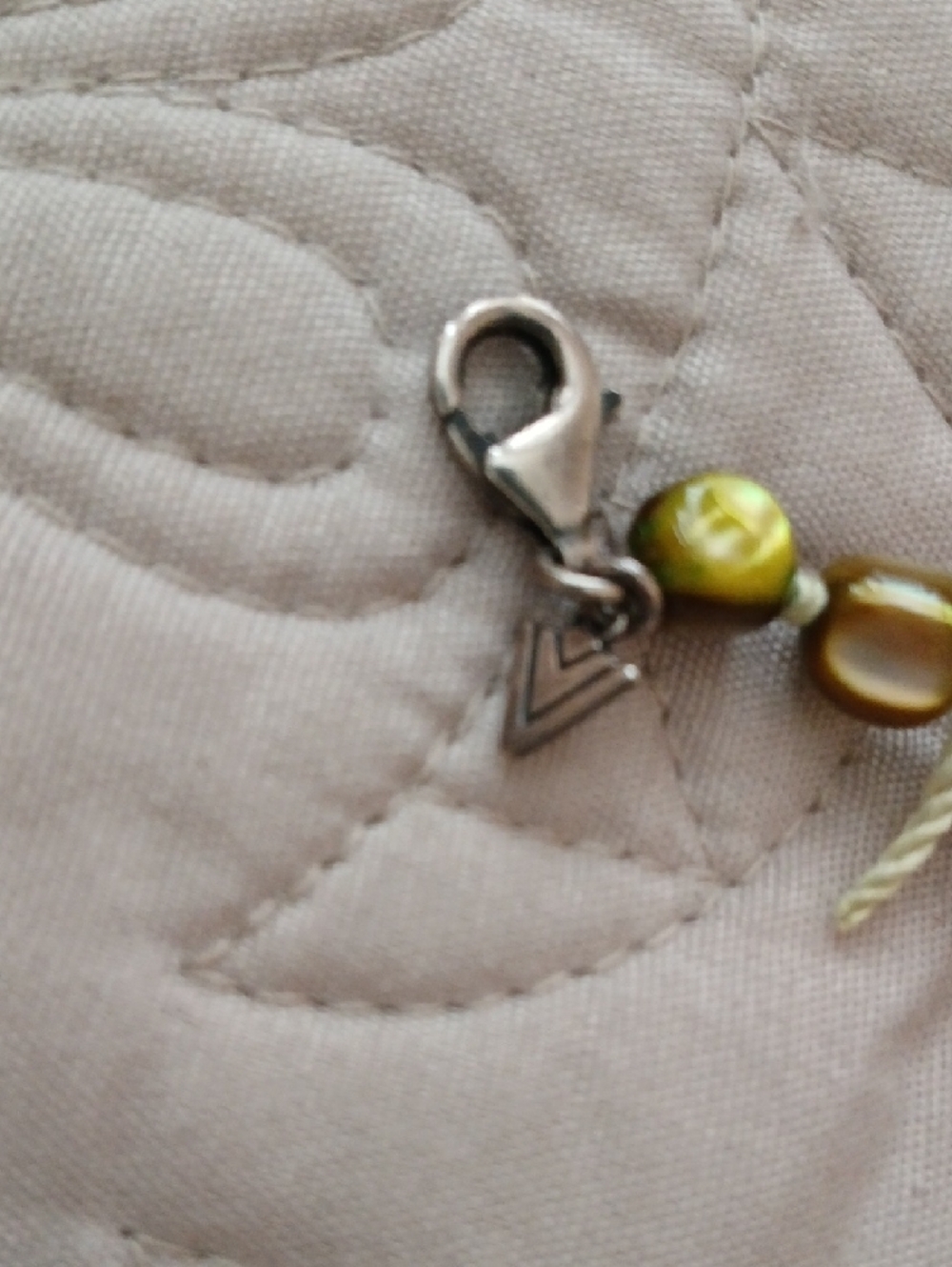 Silpada Retired Multi-Strand Olive and Moss Green Mother Of Pearl Bead Necklace - Picture 3 of 9